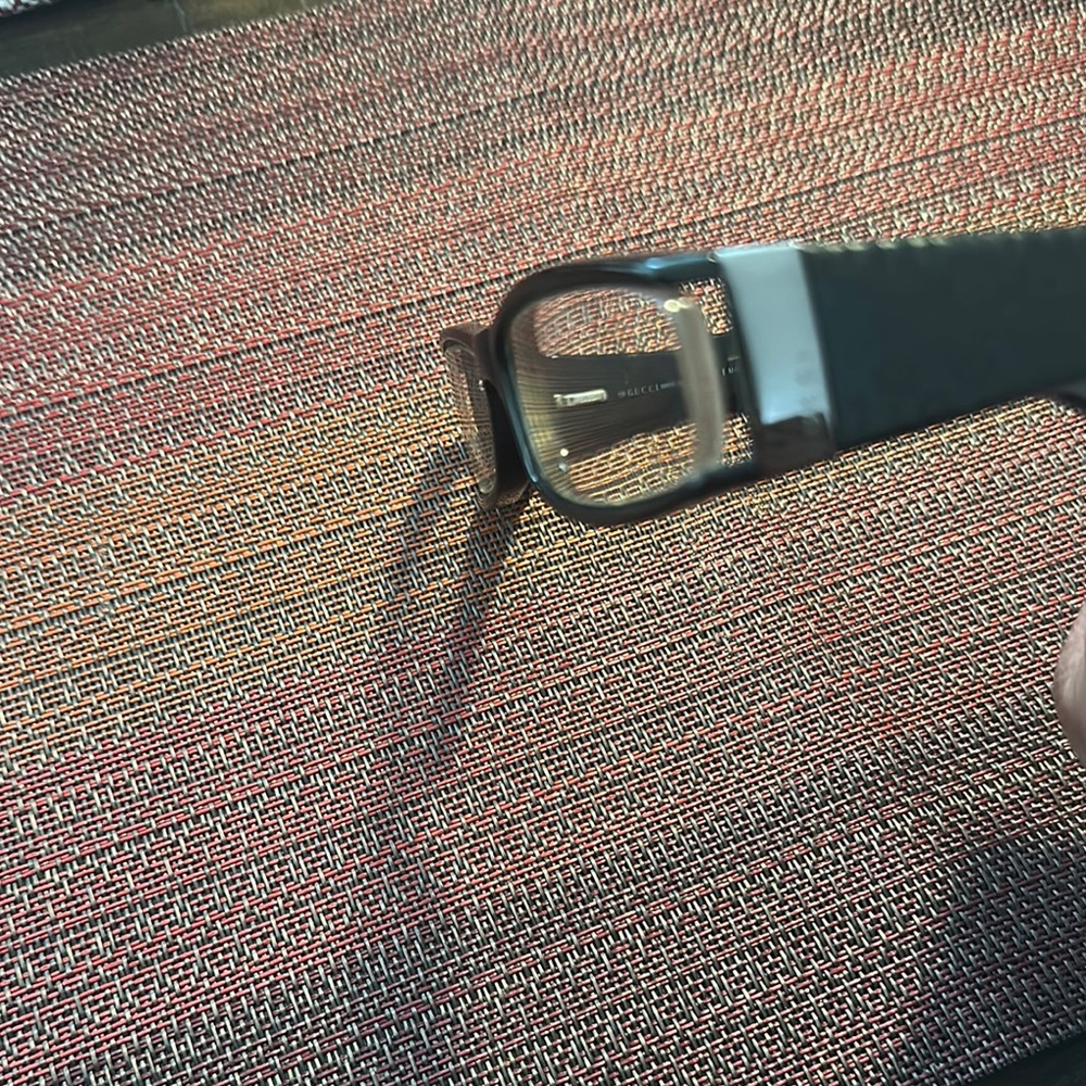 Gucci Black Patterned Eyeglasses - image 6